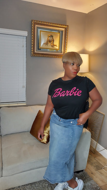 Tee-shirt shirt Barbie girl