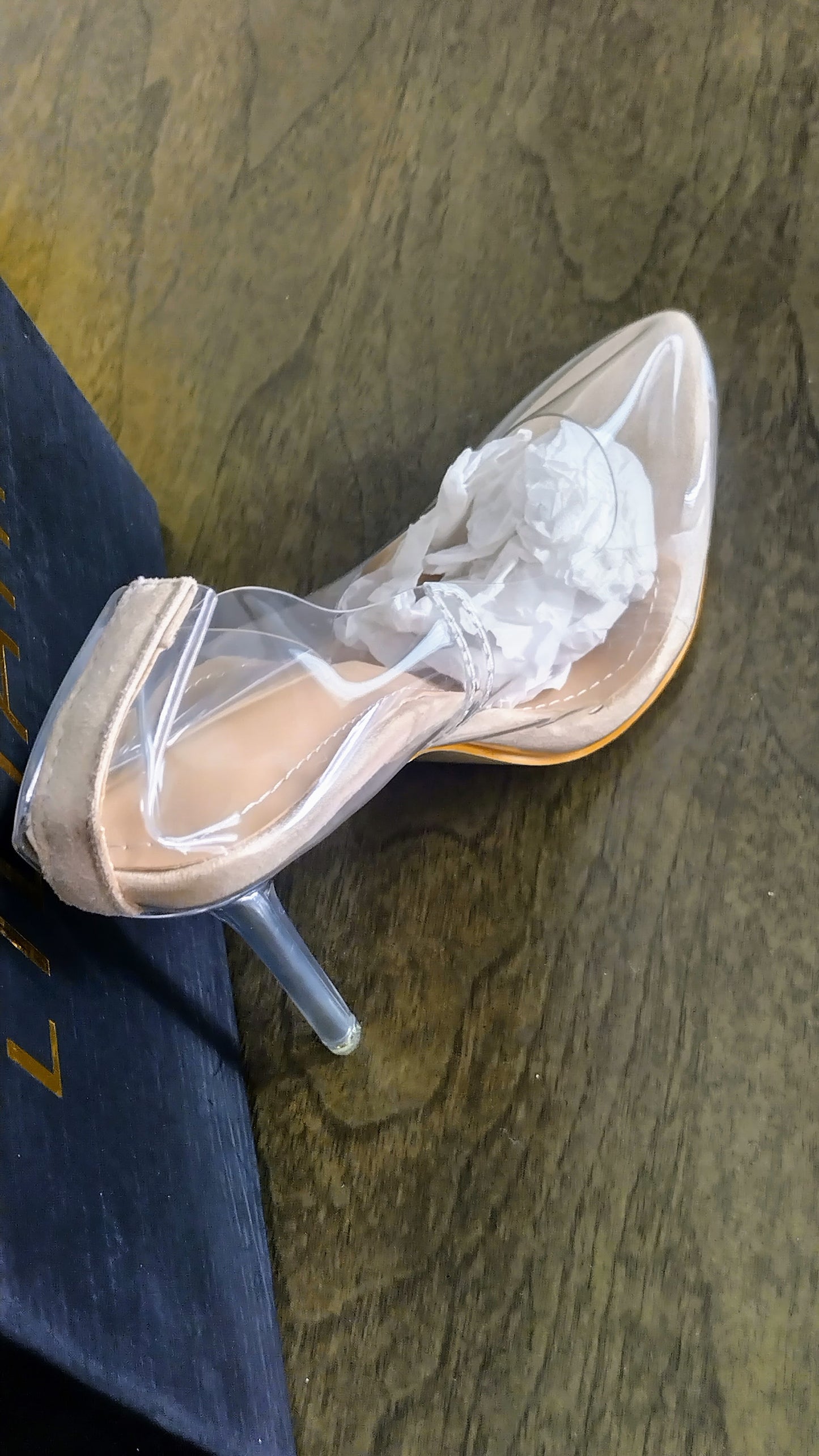 TFL Clear heels Cinderella clear