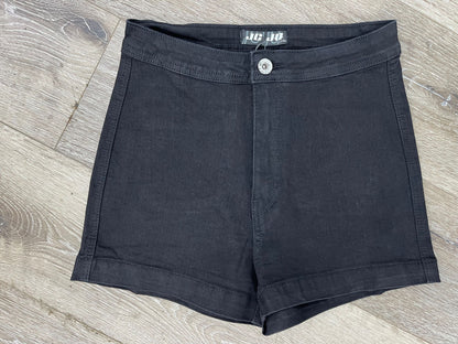 Shorts-black denim